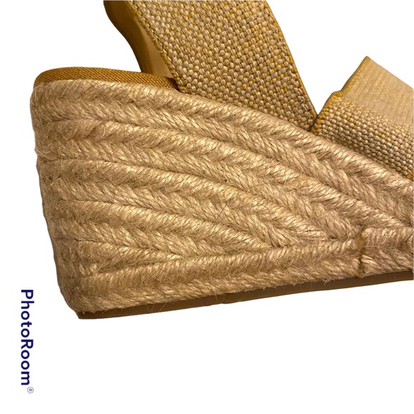 Lucky Brand Mindara wedge sandal woven strappy wedge heel Womens size 8 - Picture 7 of 7